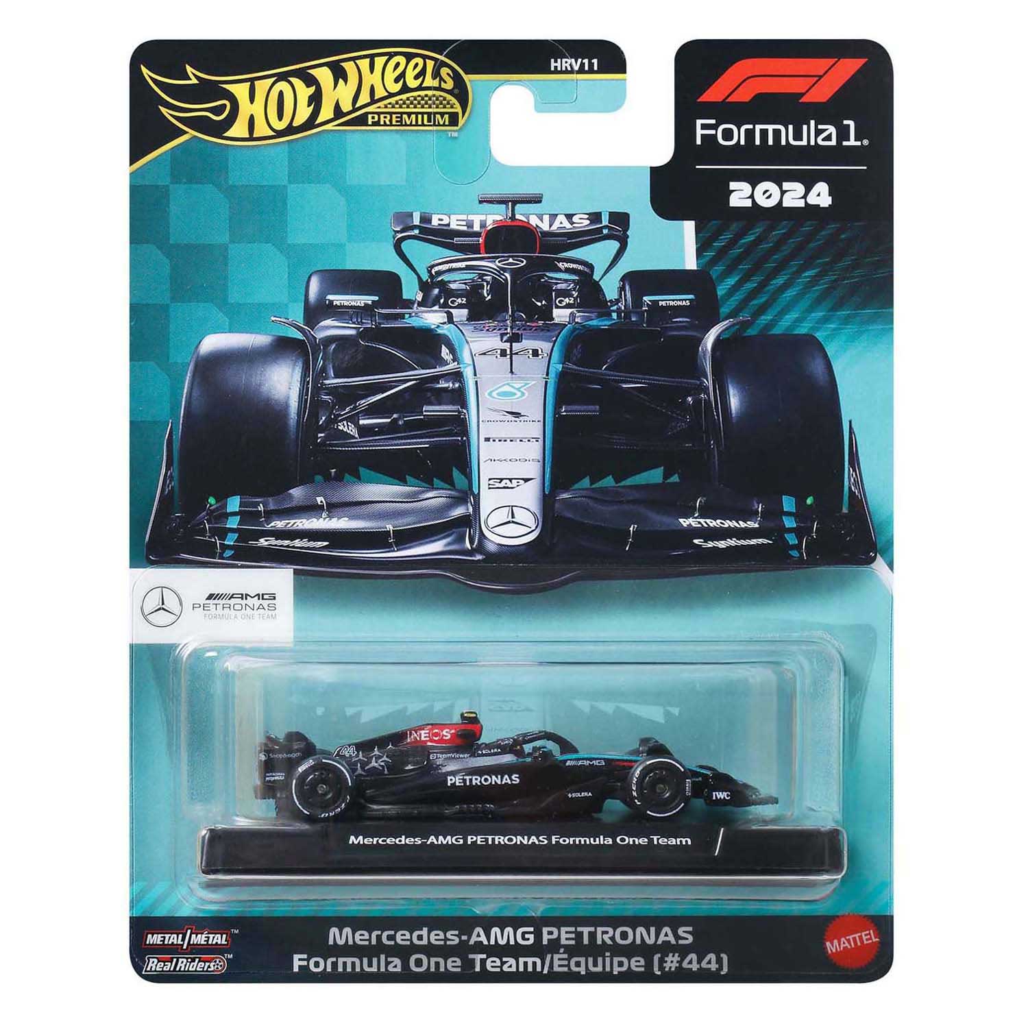 Mattel hot wheels lewis hamilton mercedes-benz formule 1 raceauto 1:64