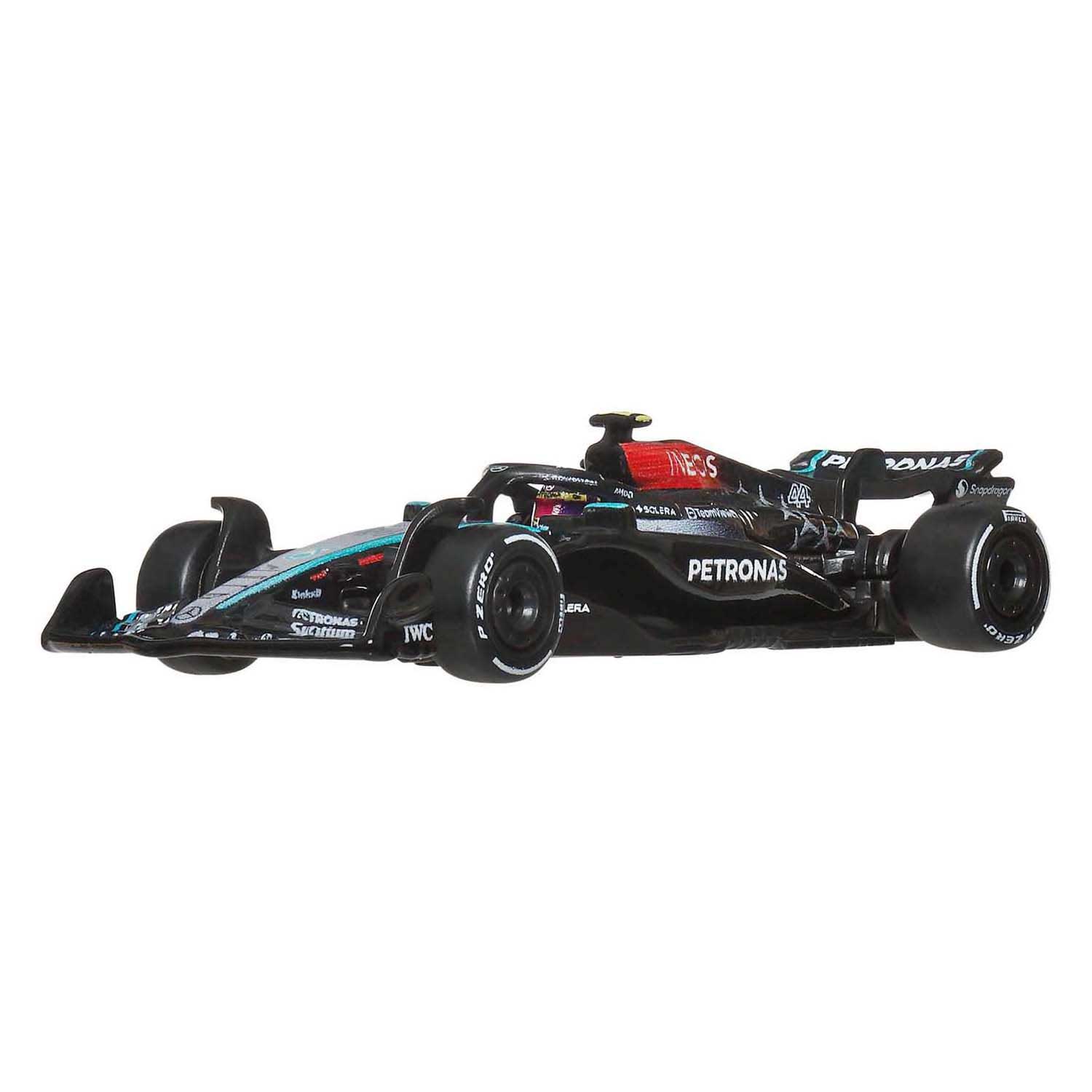 Mattel hot wheels lewis hamilton mercedes-benz formule 1 raceauto 1:64