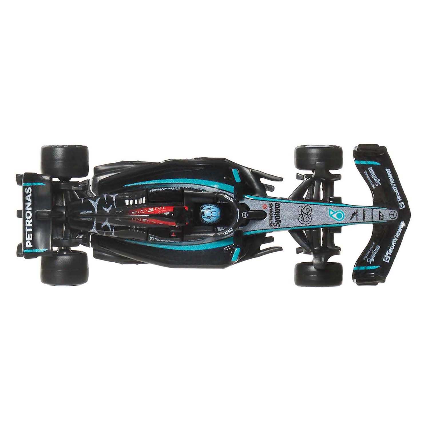 Mattel hot wheels george russell mercedes-benz formule 1 raceauto 1:64
