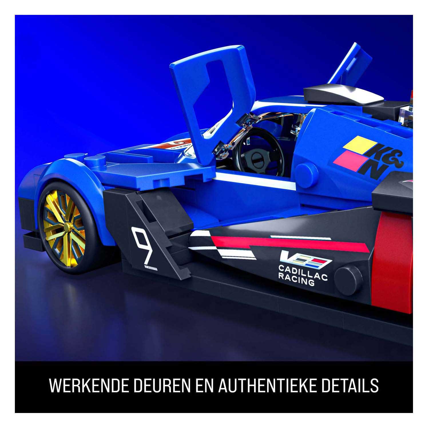 Hot wheels brick shop speed series cadillac 1:32 bouwset - 236dlg.