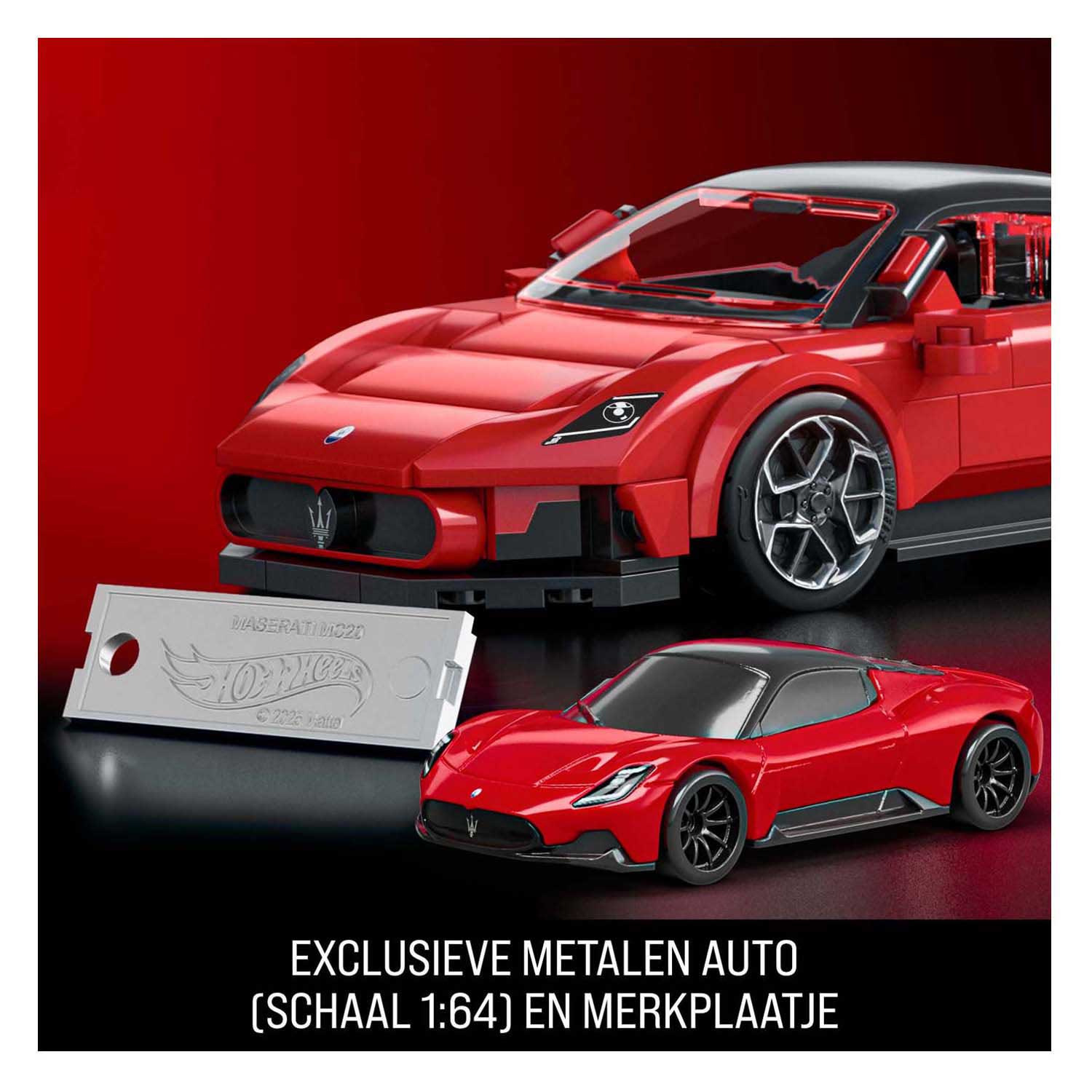 Hot wheels brick shop speed series maserati 1:32 bouwset - 250dlg.
