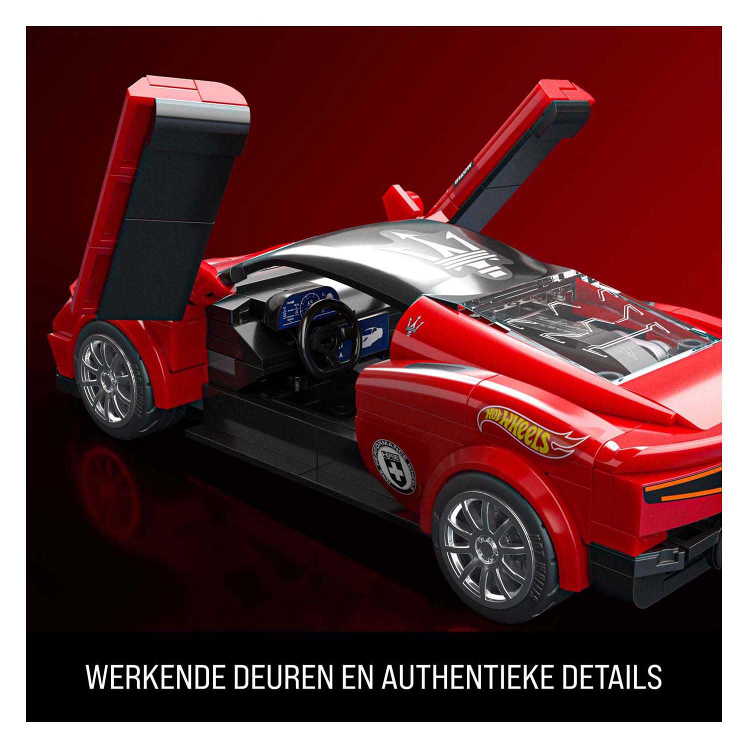 Hot wheels brick shop speed series maserati 1:32 bouwset - 250dlg.