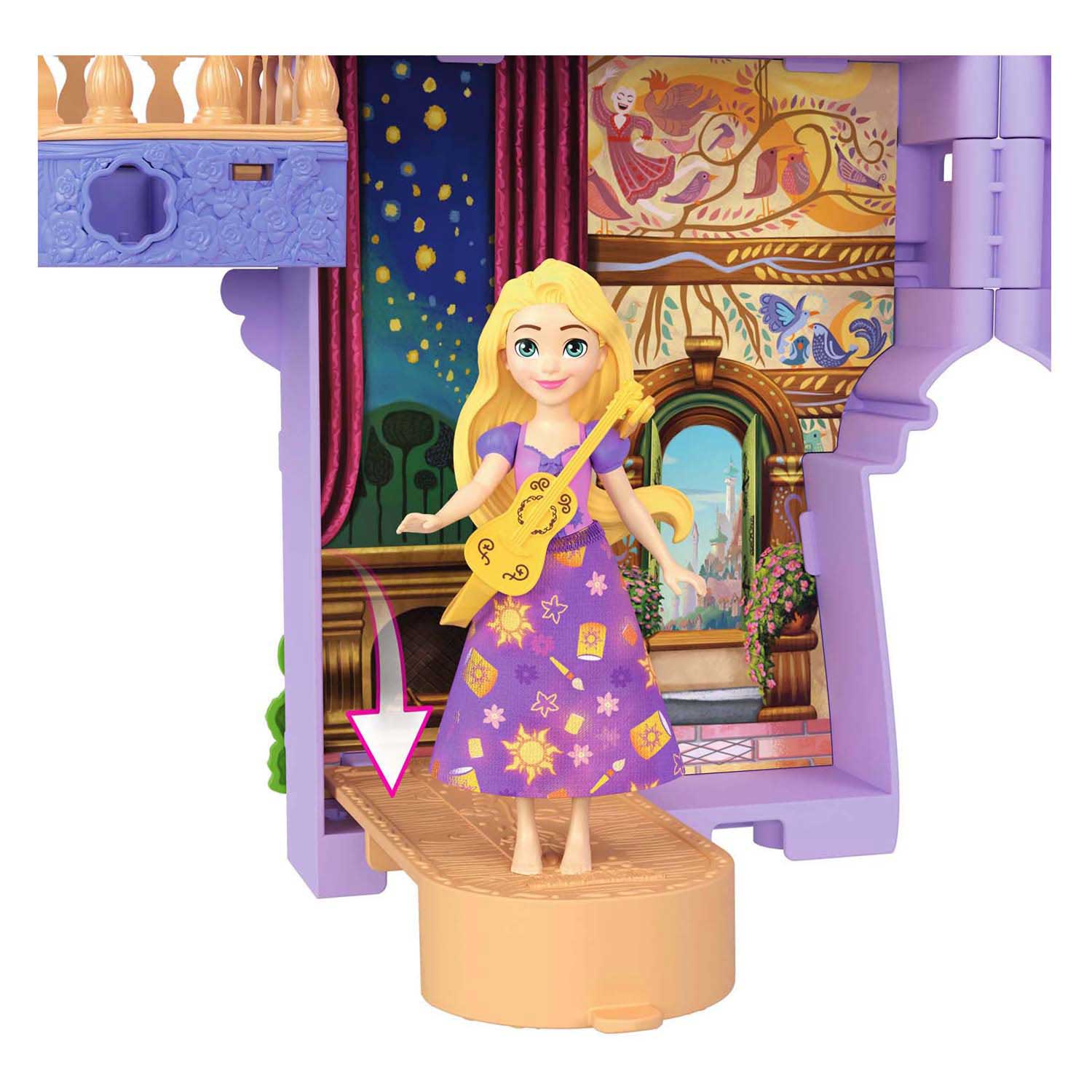 Mattel disney princess rapunzel stapelkasteel