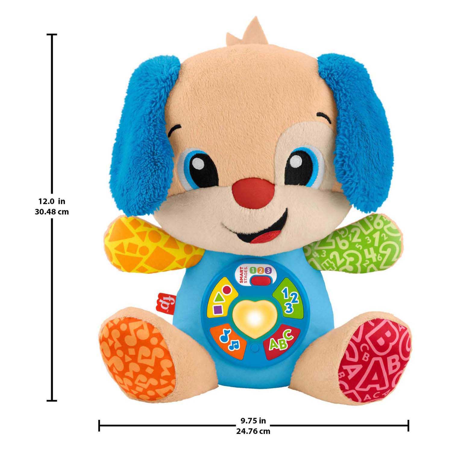 Fisher-price leerplezier meegroeispeelgoed puppy - muzikale knuffel