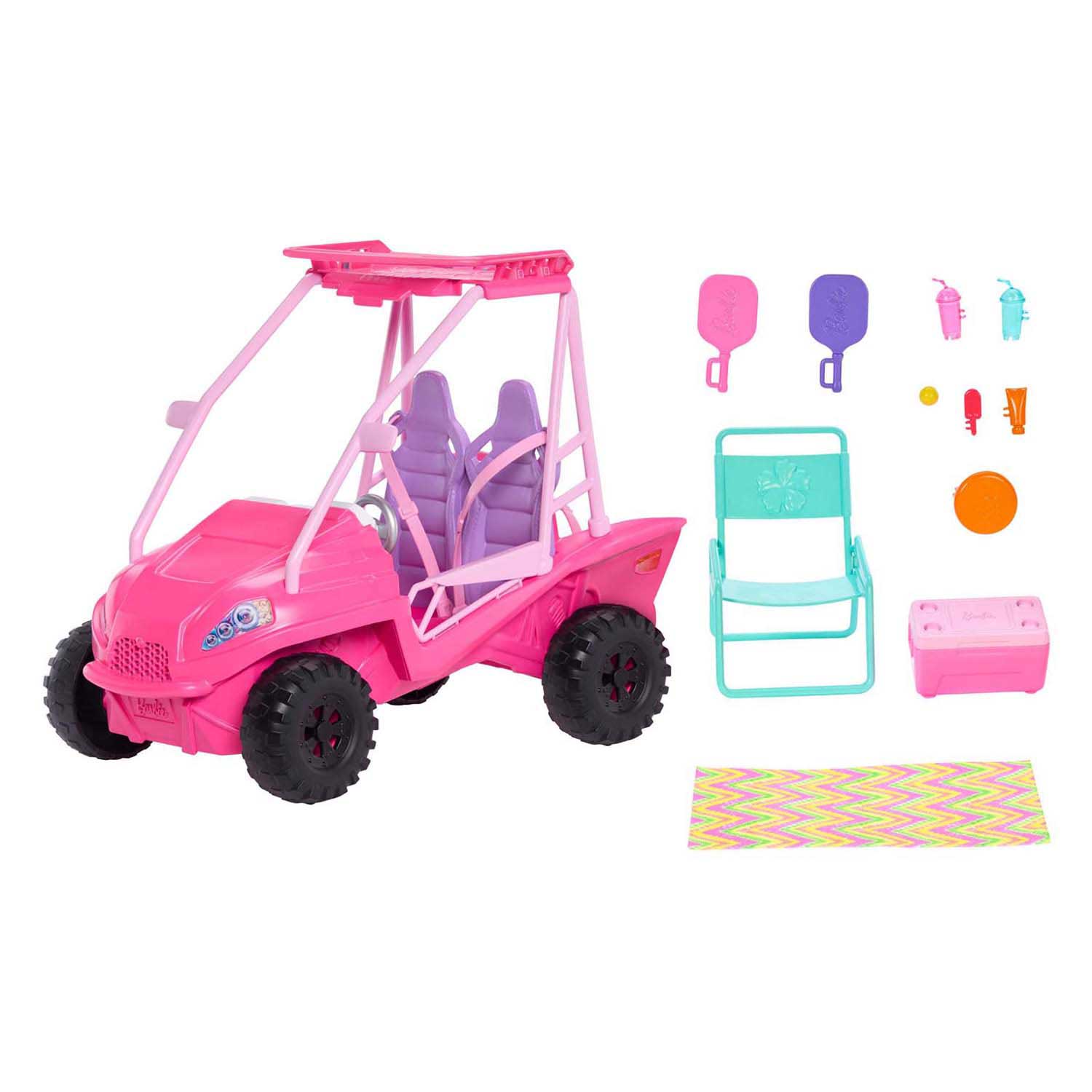 Barbie mysteries beach detectives ultieme strandbuggy, pop, voertuig en accessoires