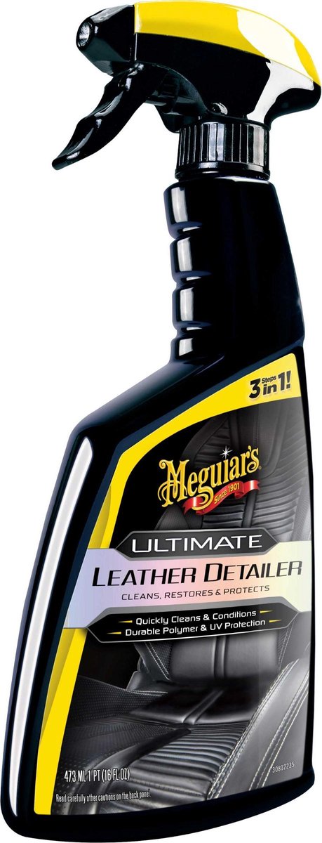 Meguiar's ultimate leather detailer - auto leer behandelen - leer reinigen auto - 473ml