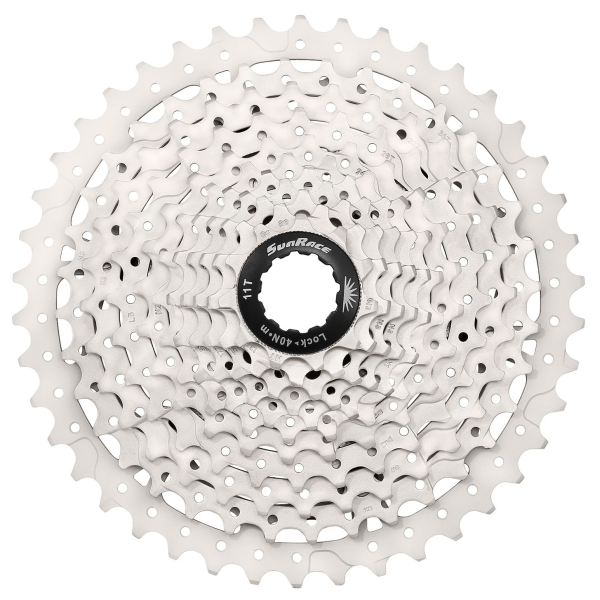 Sunrace cassette 10 speed cs-ms3 11-46t - zwart