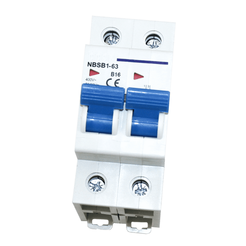 Dubbelpolige zekeringautomaat b16a