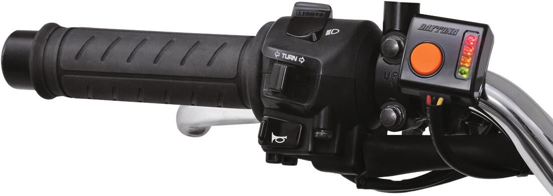 Daytona handvatverwarming heated grips atv 2x22mm, open, 4-stage