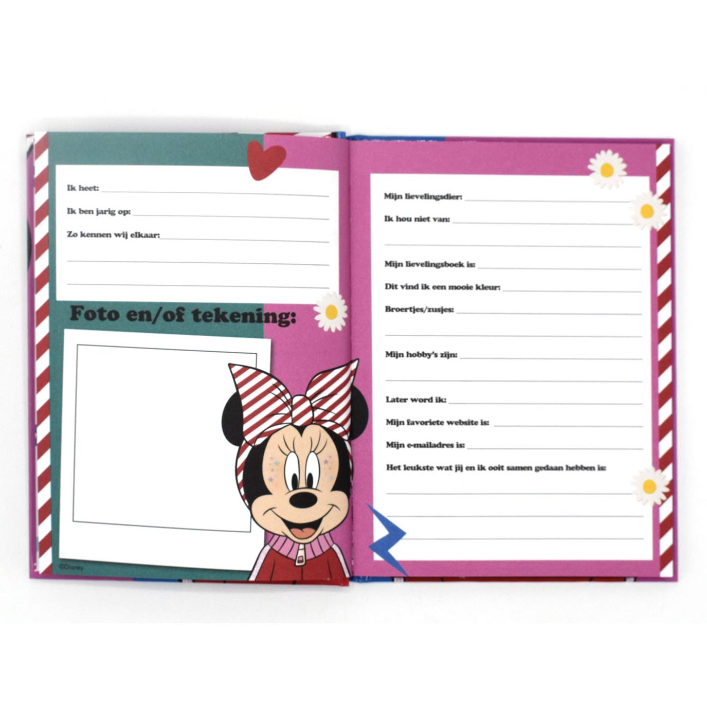 Disney vriendenboek minnie mouse