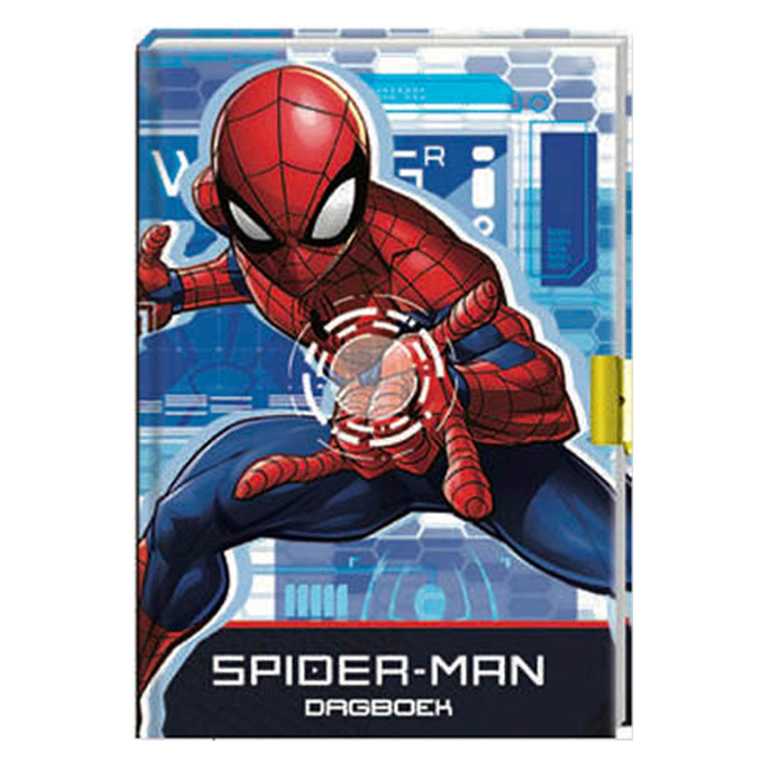 Dagboek met slot spiderman