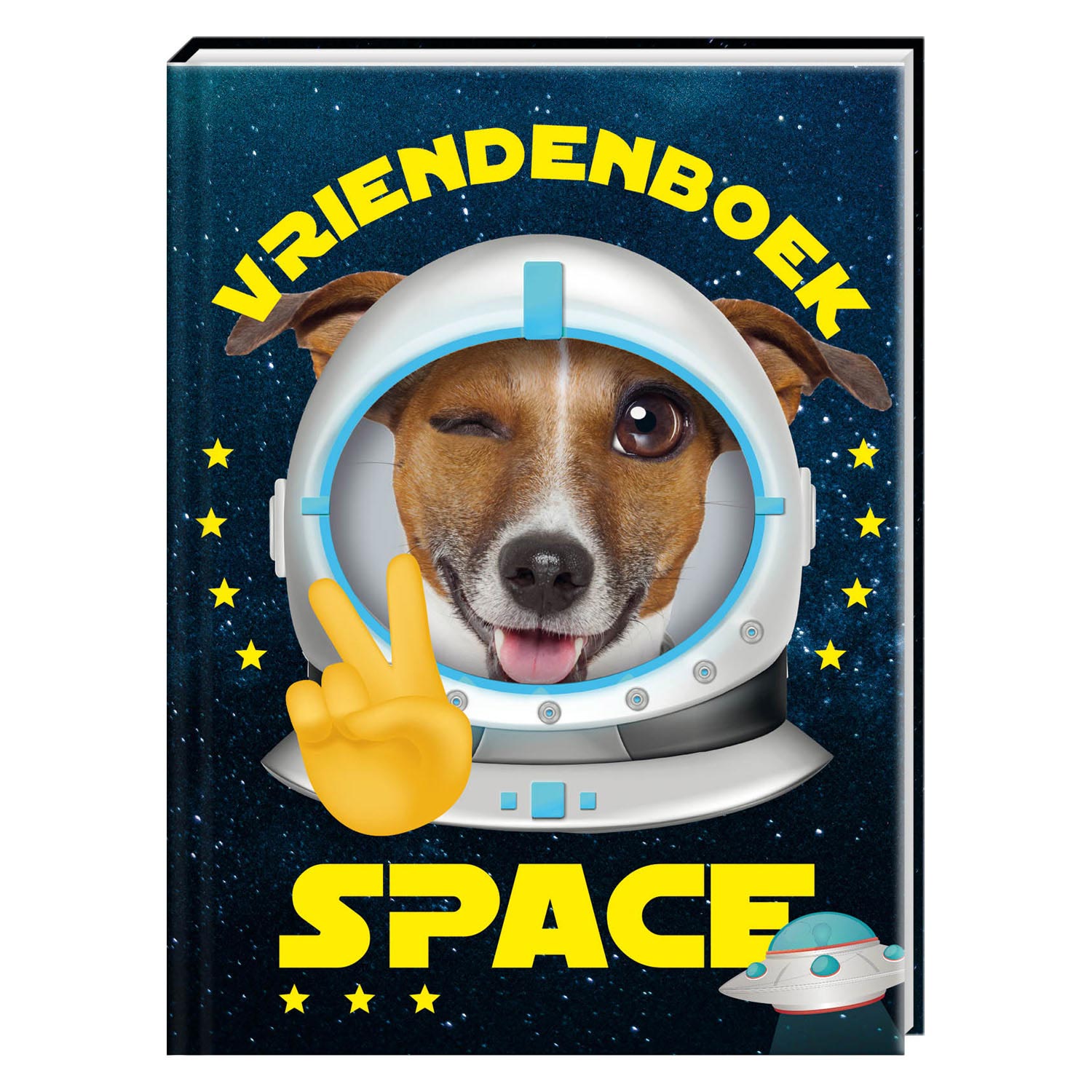 Vriendenboek space dog