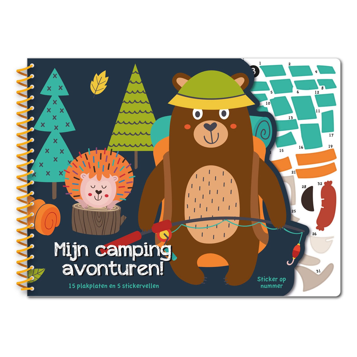 Stickeren op nummer - mijn campingavonturen