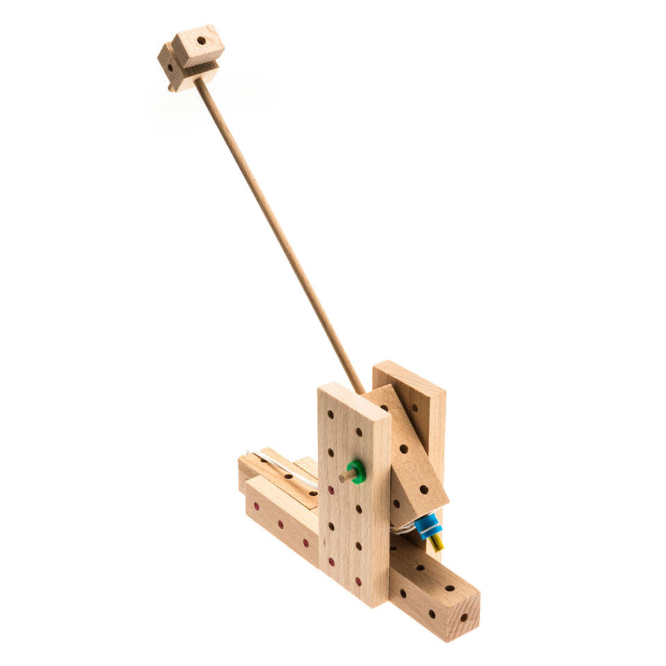 Matador Explorer Catapulte Constructieset Hout, 60dlg.