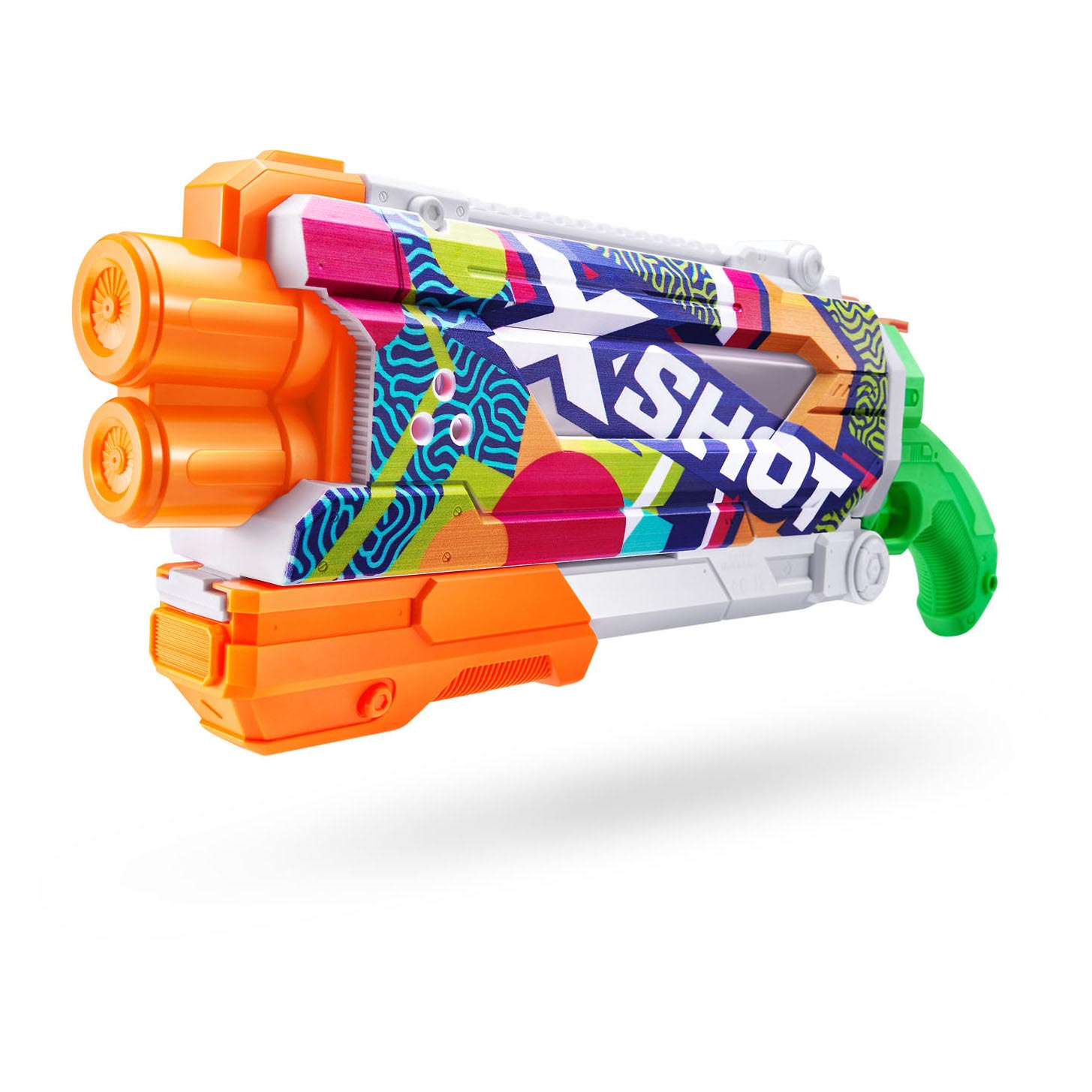 Zuru x-shot waterpistool snelvulskins pompactie, 500ml