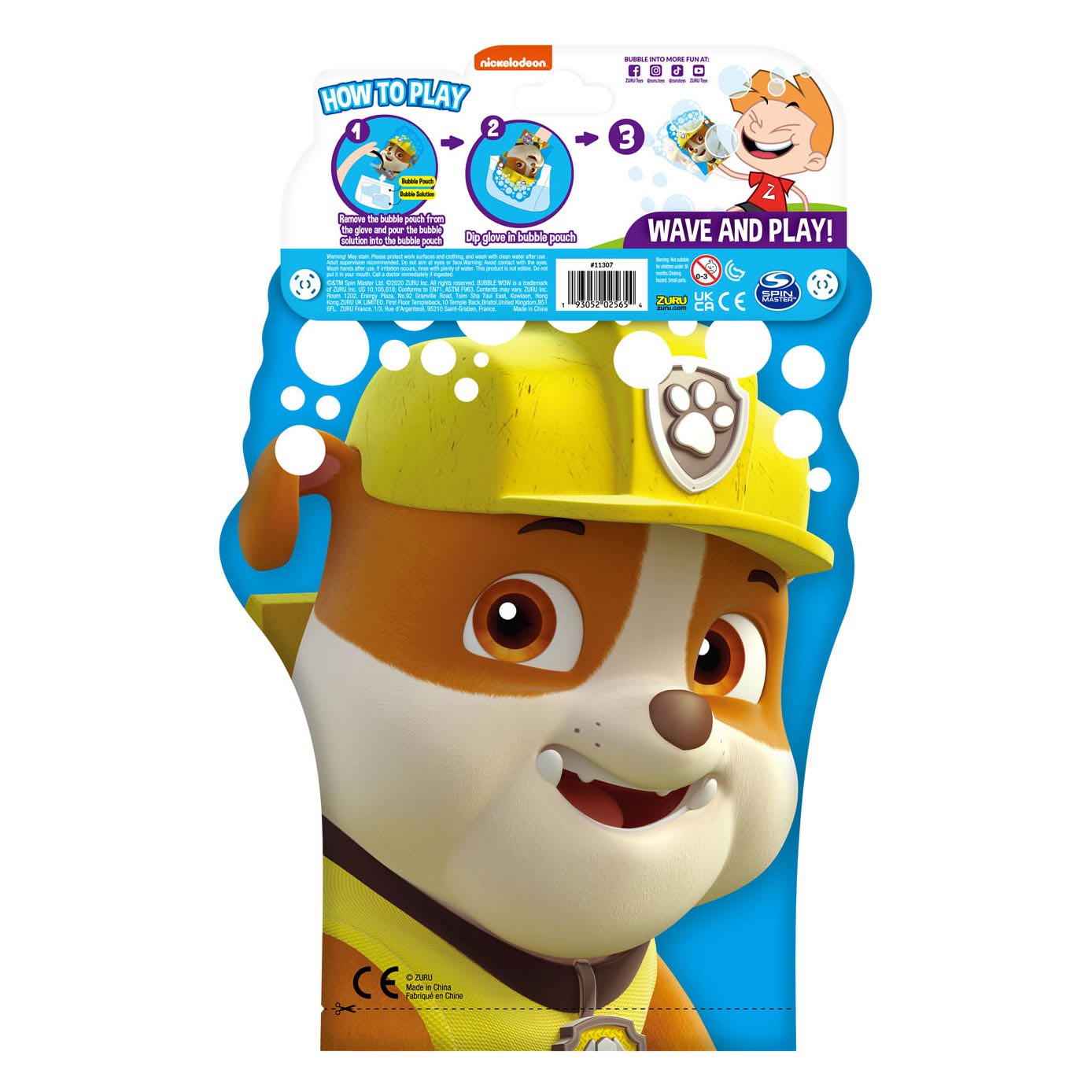 Zuru Paw Patrol bellenblaas handschoen