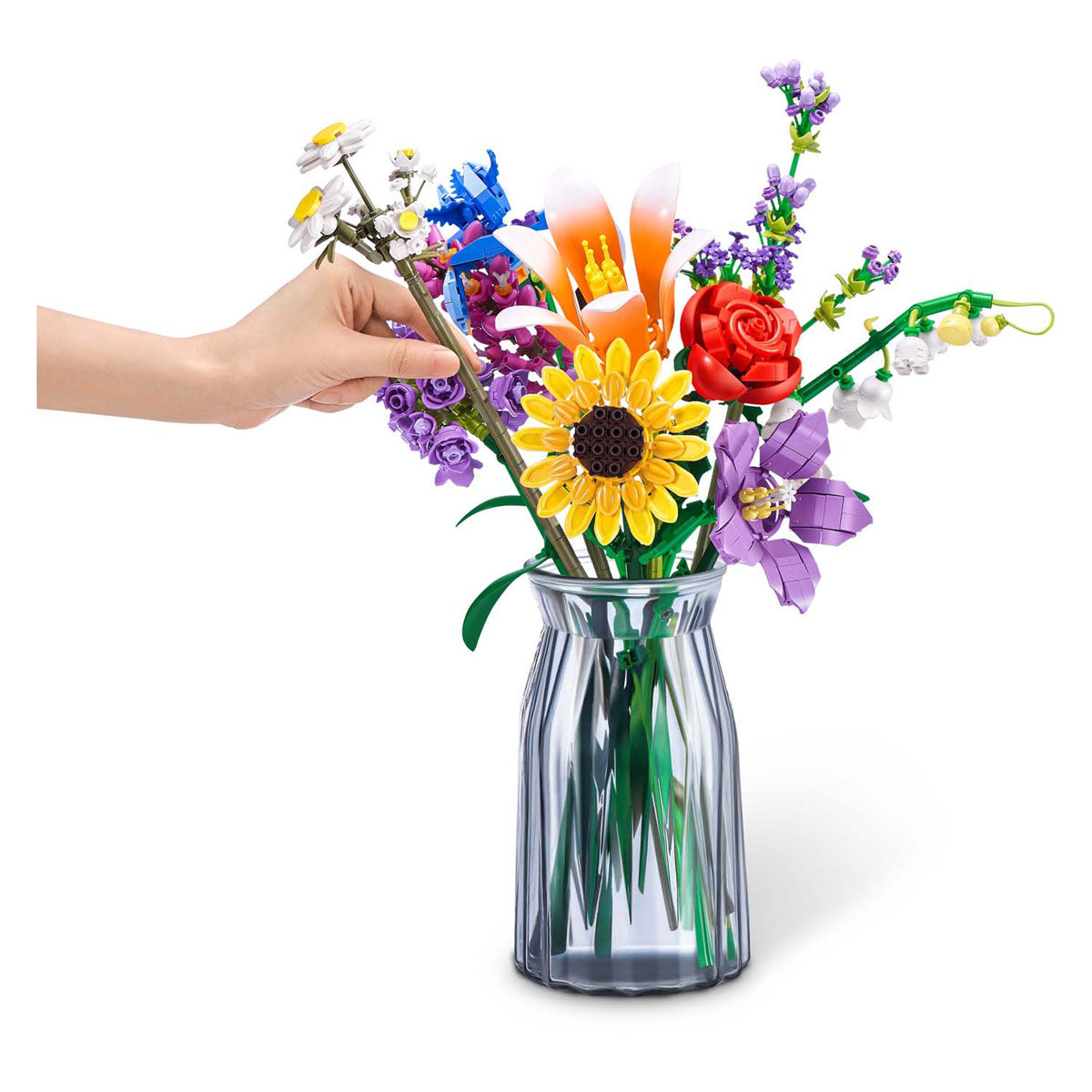 Max stenen lange bloemen