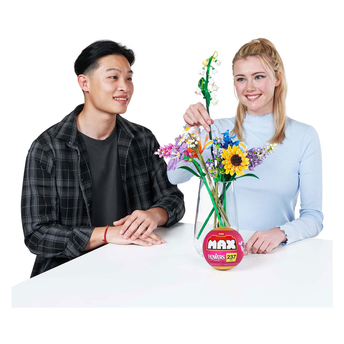 Max stenen lange bloemen