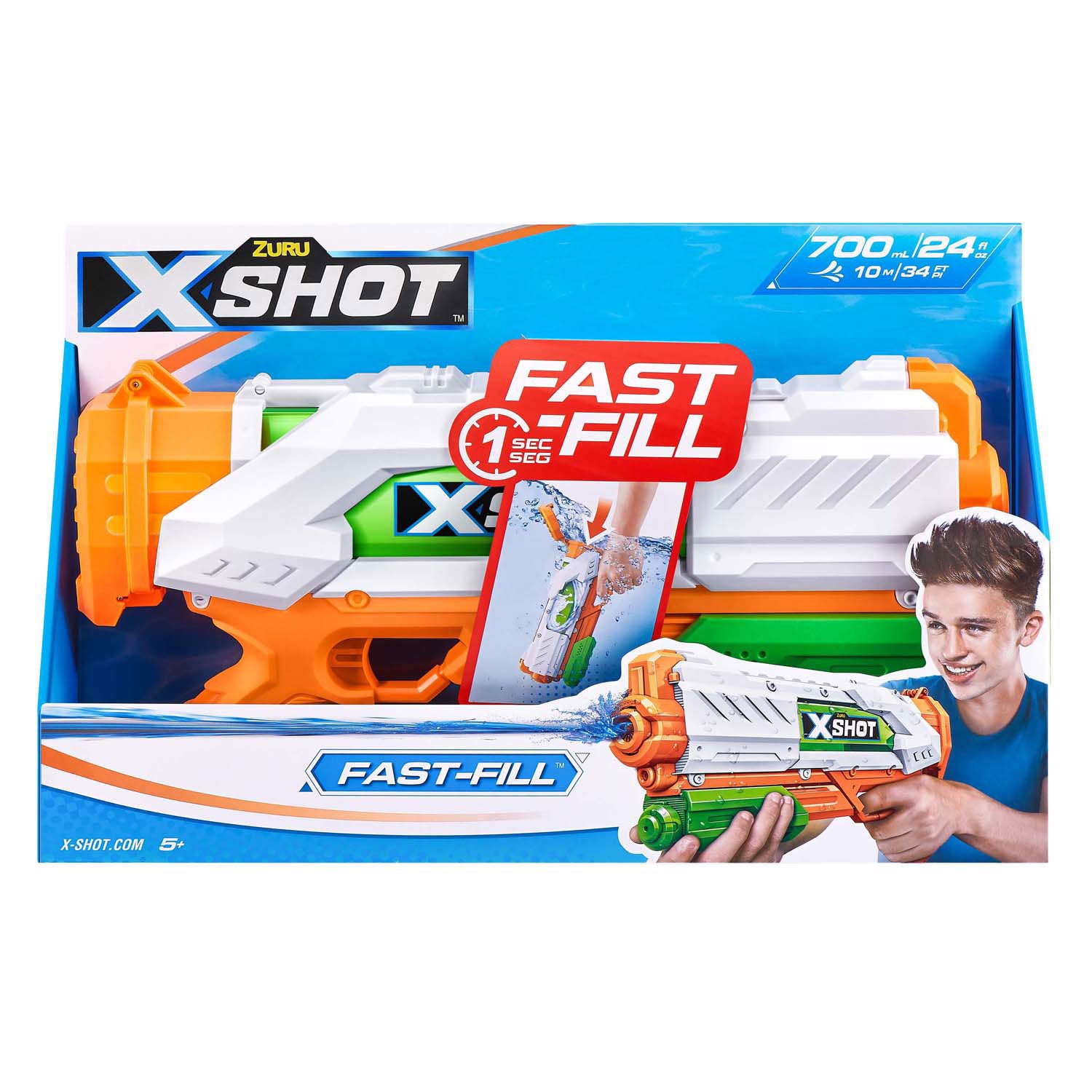 Zuru x-shot snelvul waterpistool