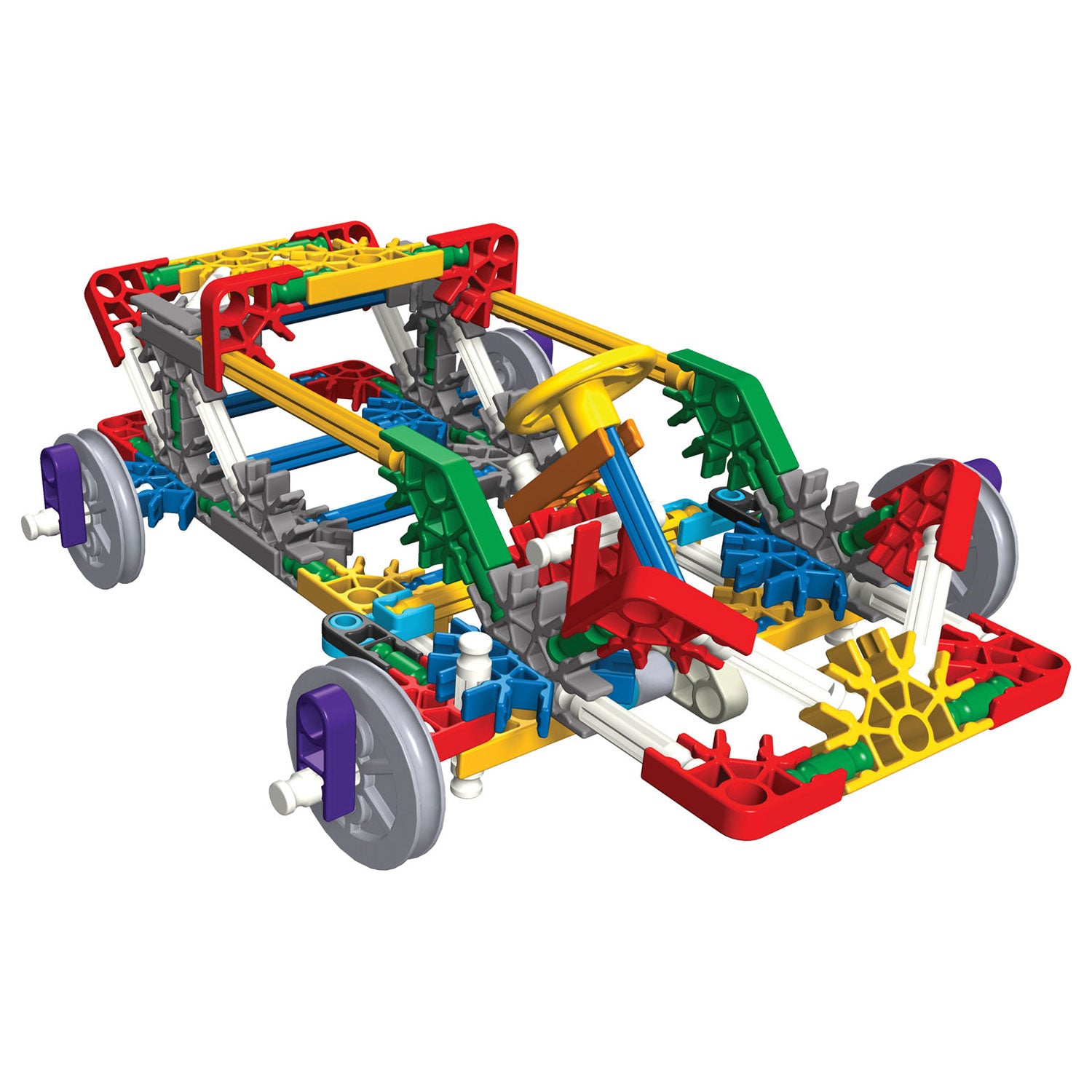 K'Nex Introductie tot eenvoudige machines Wielen Assen Schuine platen