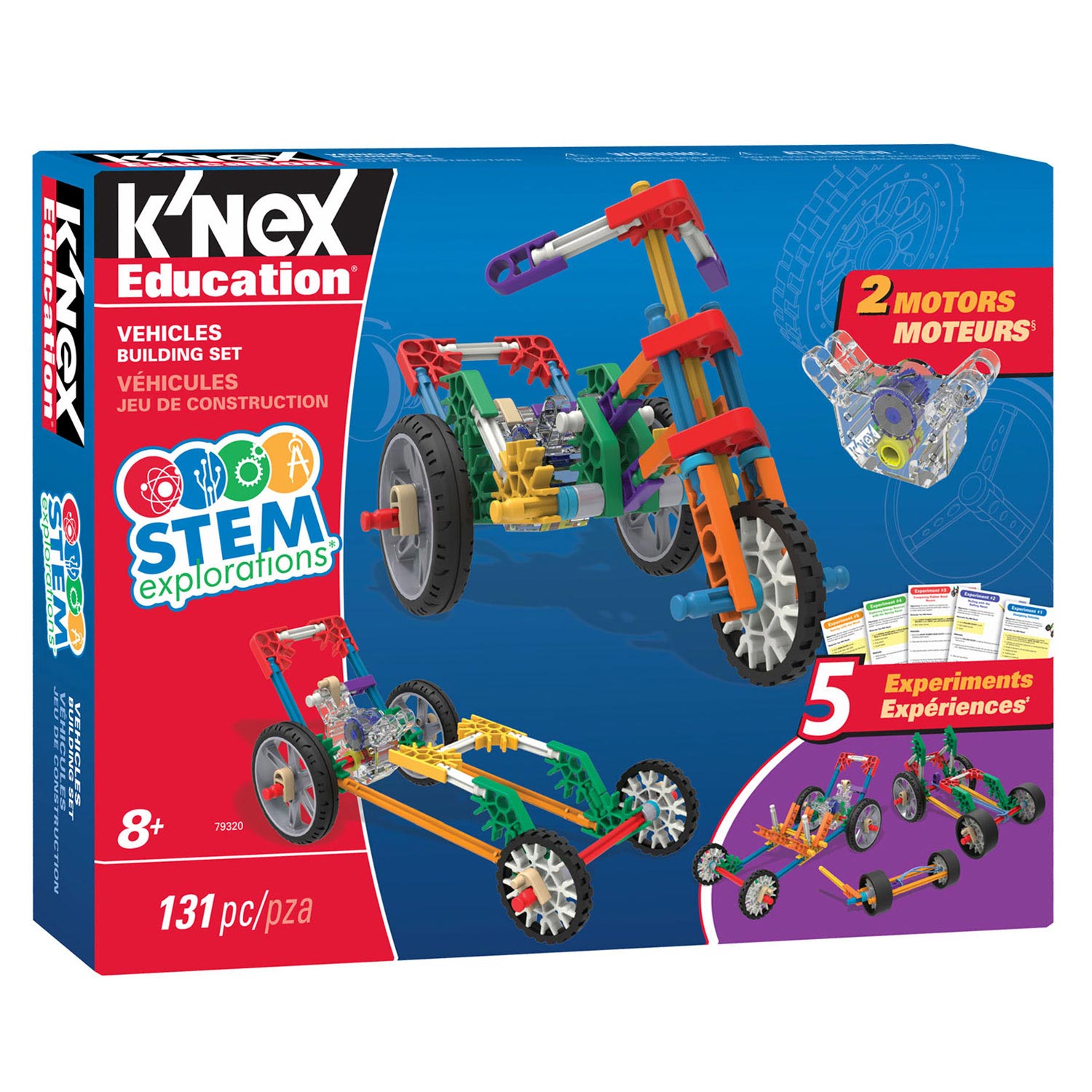 K'nex-stamverkenningen: bouwsets voor voertuigen