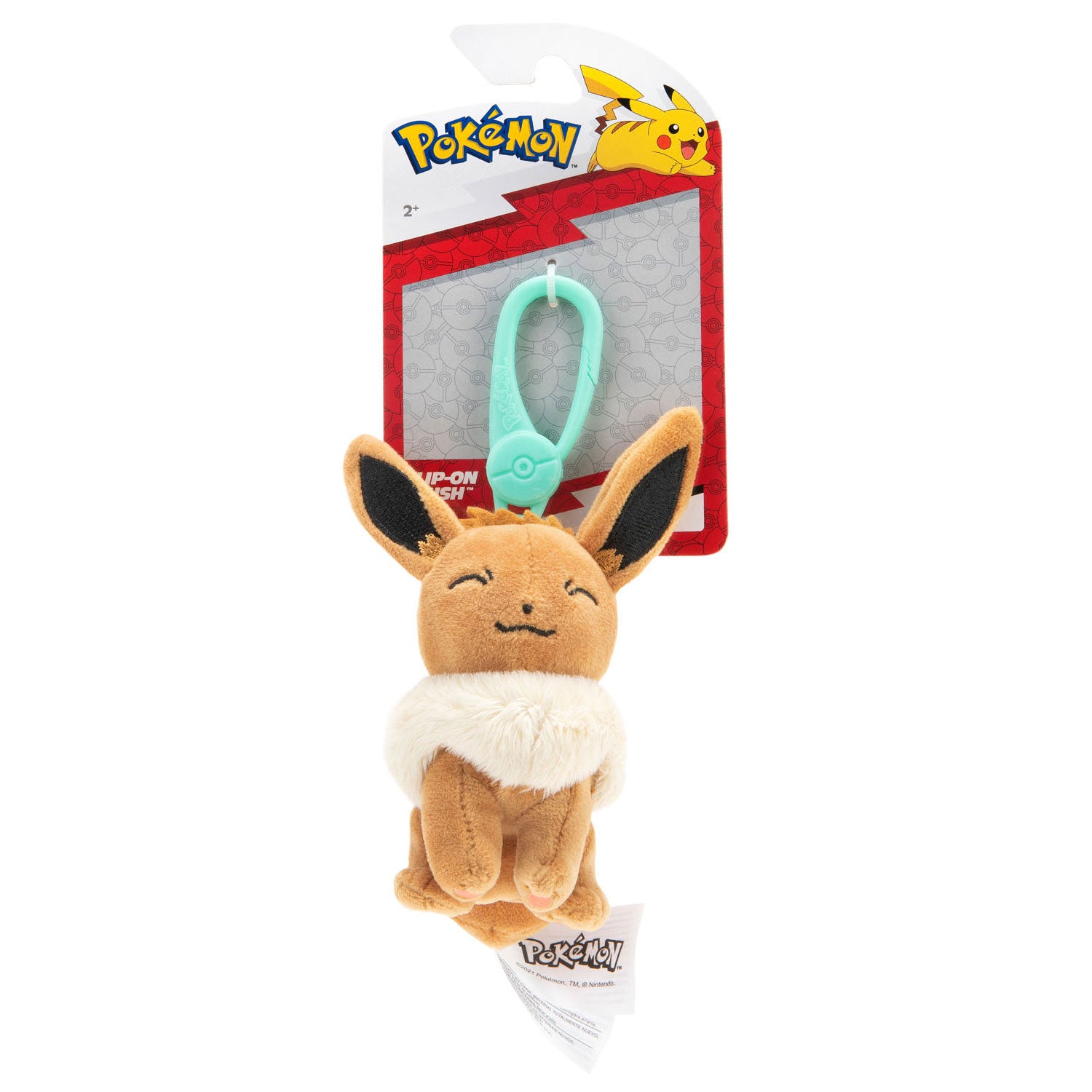 Pokémon-sleutelhanger knuffel Eevee