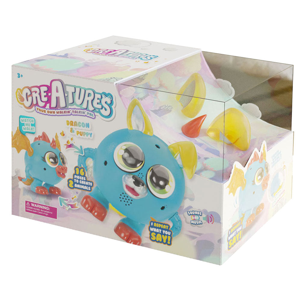 Boti Creatures Maak je eigen wandelende Monsta Draak en Puppy