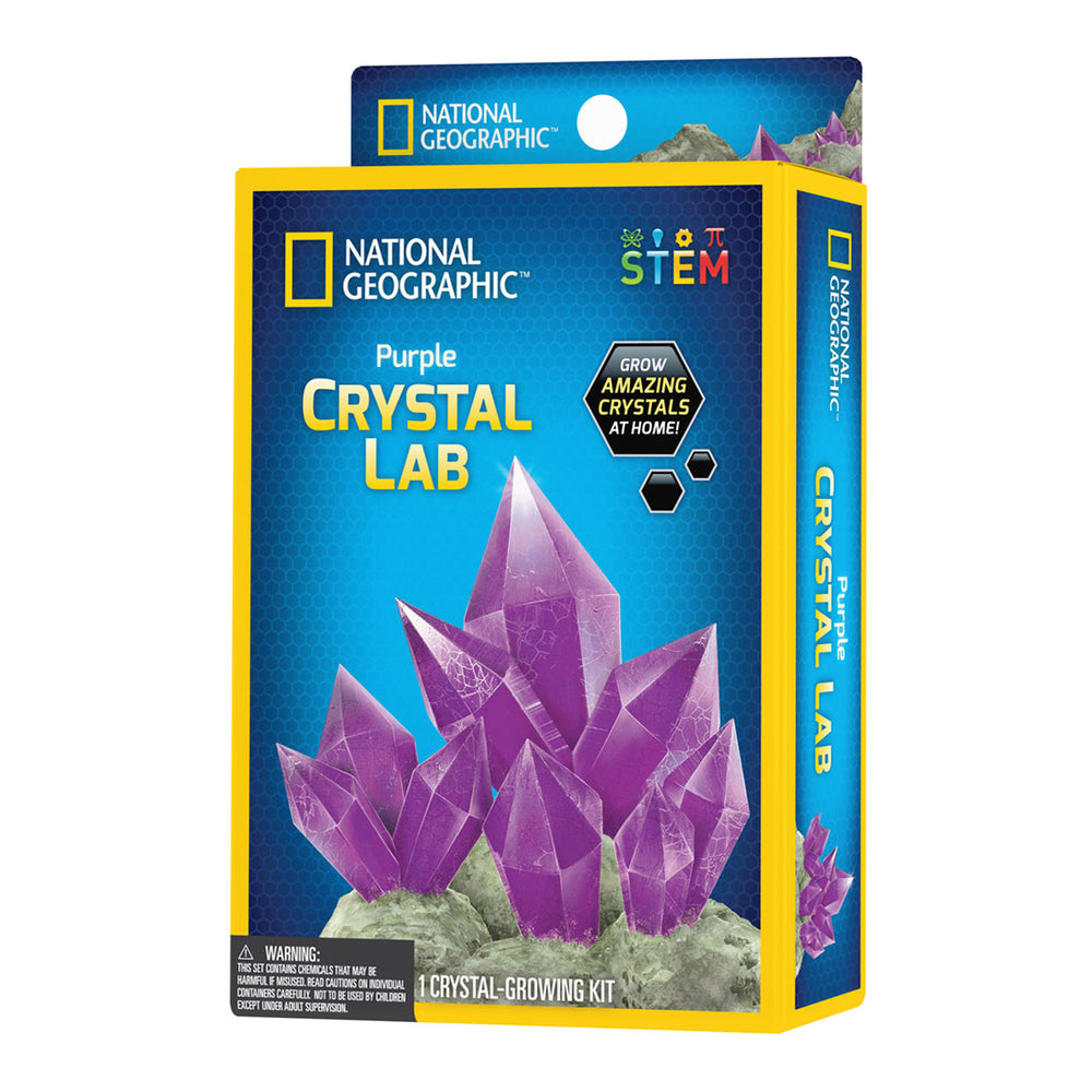 National Geographic Kristal Laten Groeien Set Paars