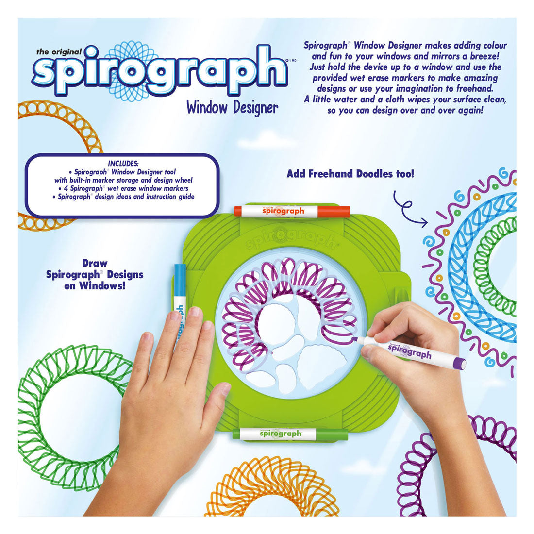 Boti spirograaf raamontwerper