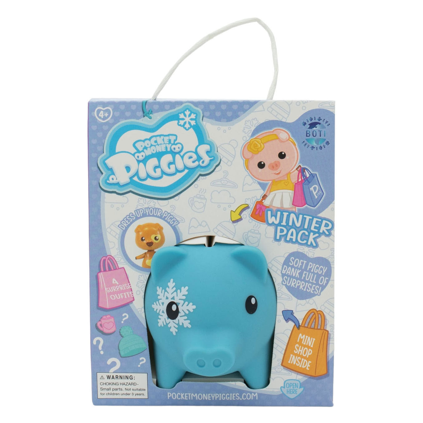 Pockey Money Piggies Speelfiguur met Spaarpot - Winterpakket
