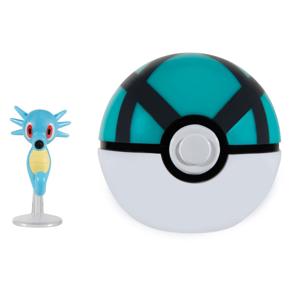 Boti pokémon clip 'n' go paard en netbal speelset, 2dlg.