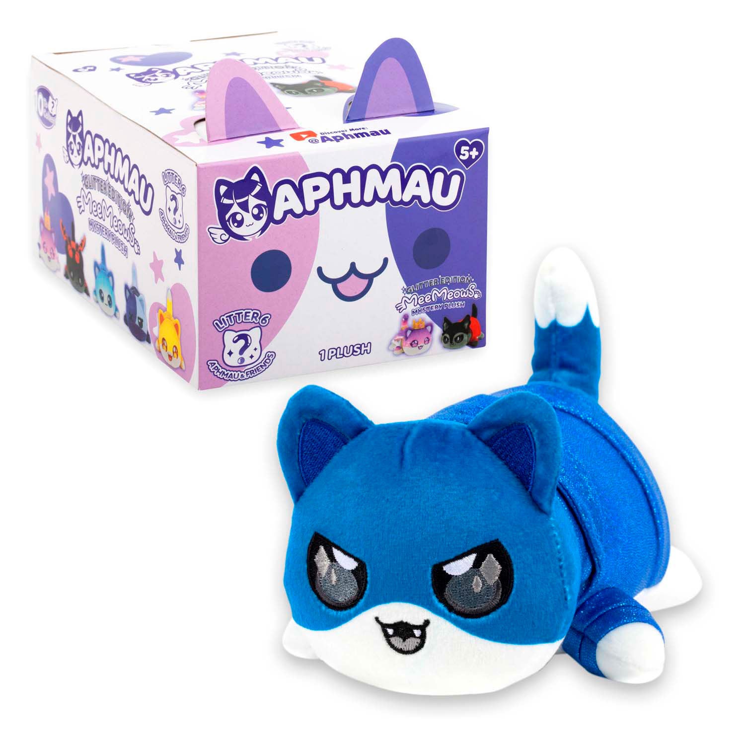Boti aphmau friends 6 verrassing meemeows knuffel pluche, 15cm