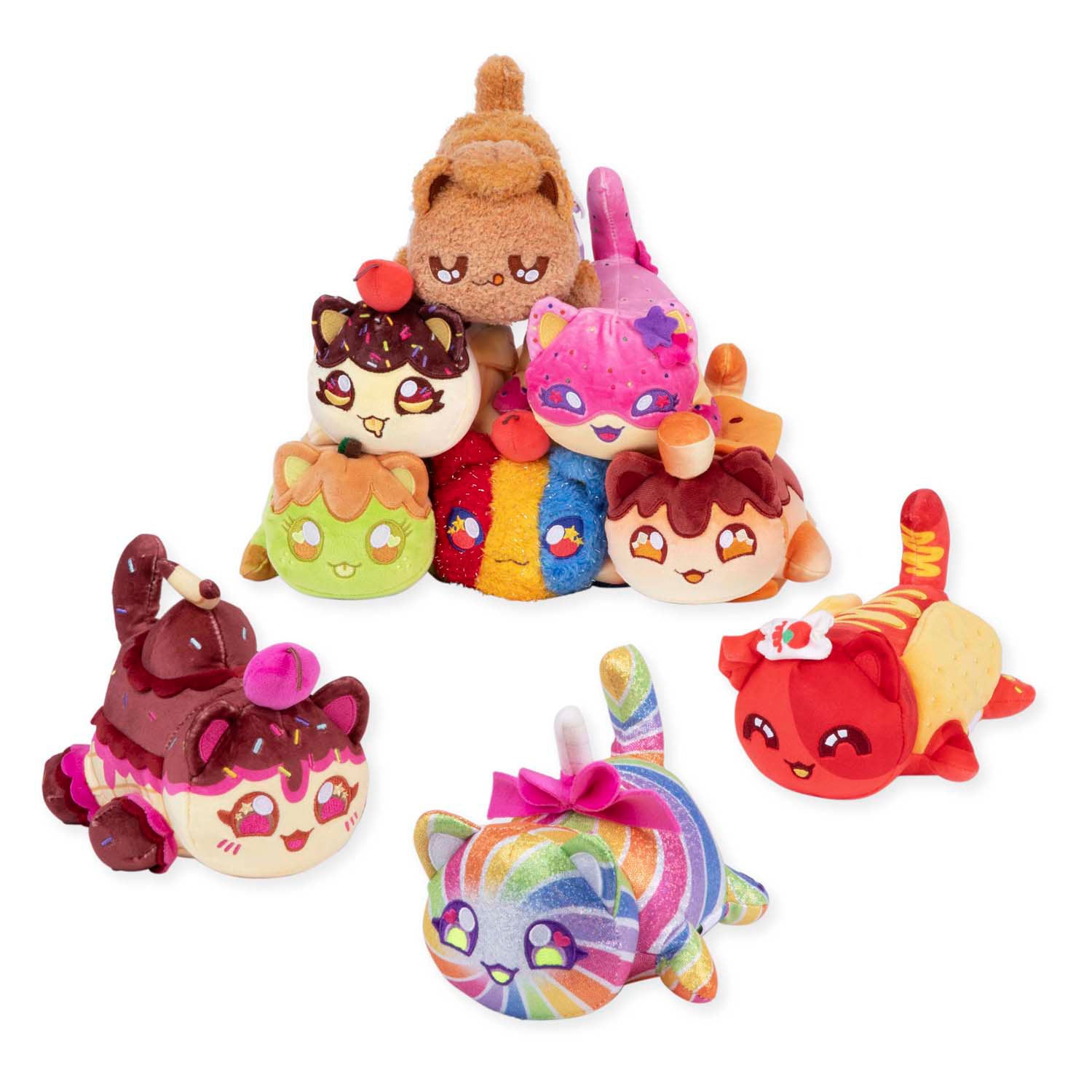 Aphmau - 15 cm mystery meemeow knuffel - series 7 carnival treats