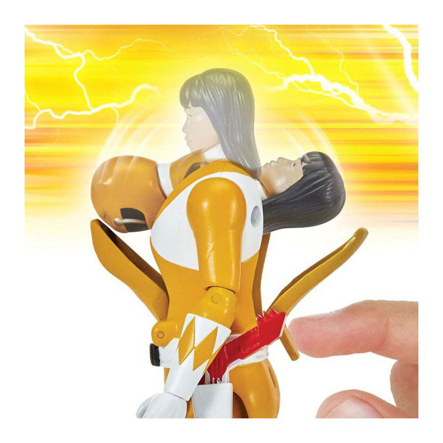 Boti power rangers auto morphin yellow ranger