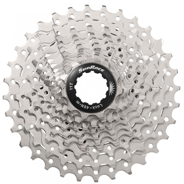 Cassette 11 vitesses Sunrace CSRS3 11-32T - métallique avec étoile noire