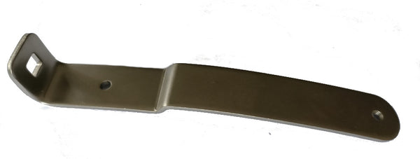 Mounting strip aged stainless steel 15cm