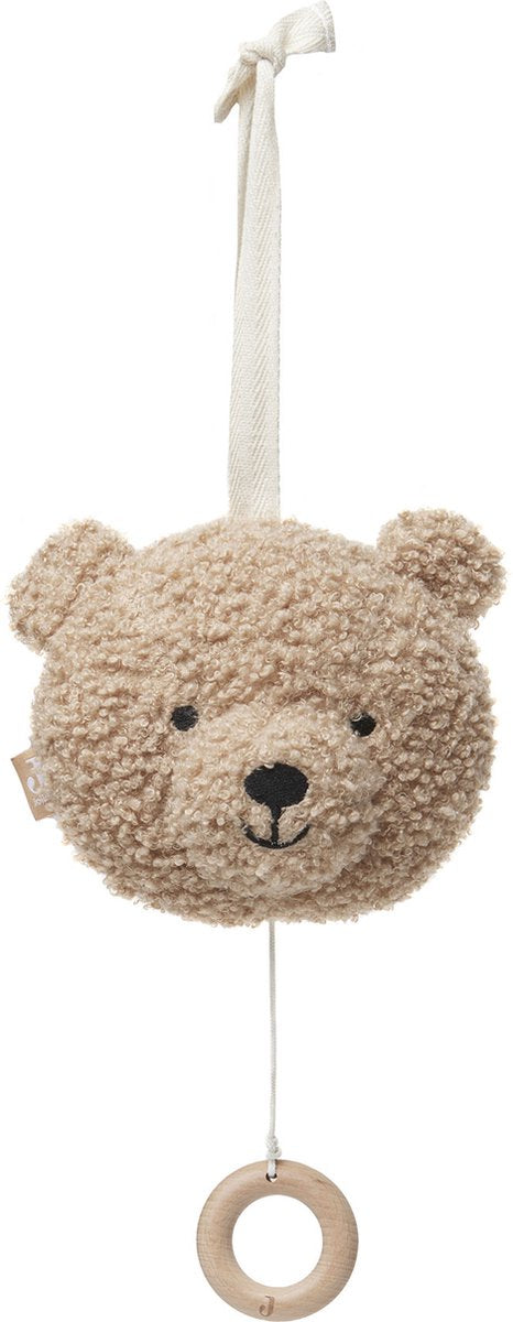 Jollein muziekhanger - teddy bear - biscuit - muziekhanger baby