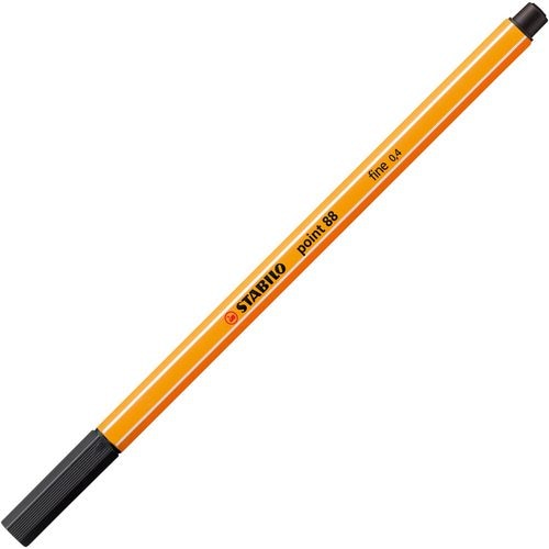 Stabilo point 88 - fineliner - zwart (88 46)