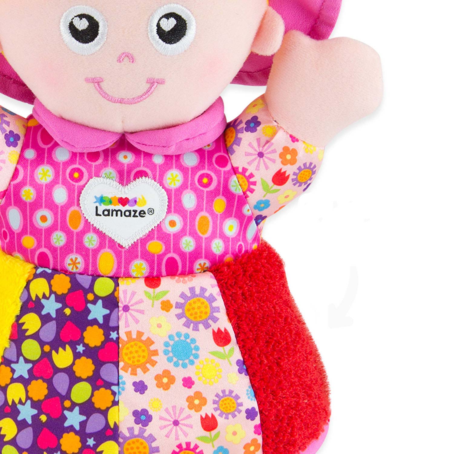 Lamaze mijn vriendin emily - grijp- en bijtspeelgoed - educatief babyspeelgoed - knuffel - spelen en ontdekken