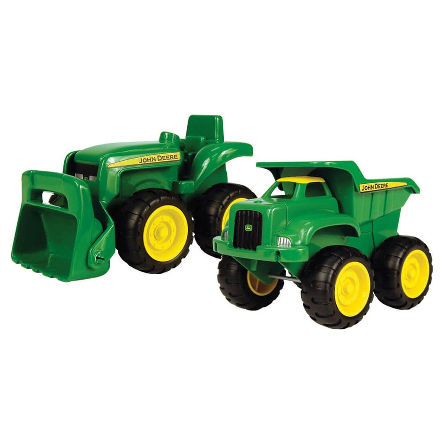 John Deere Kiepwagen en Tractor