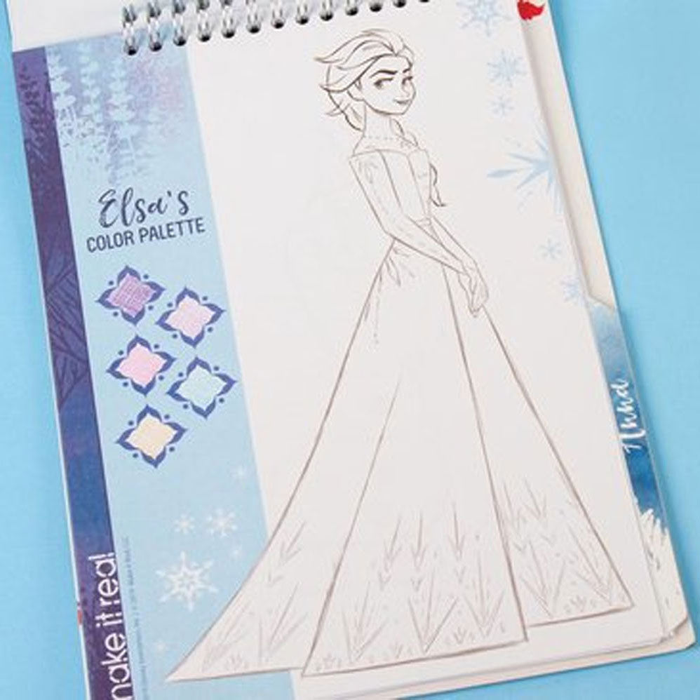 Frozen Schets- en Stickerboek met stencils