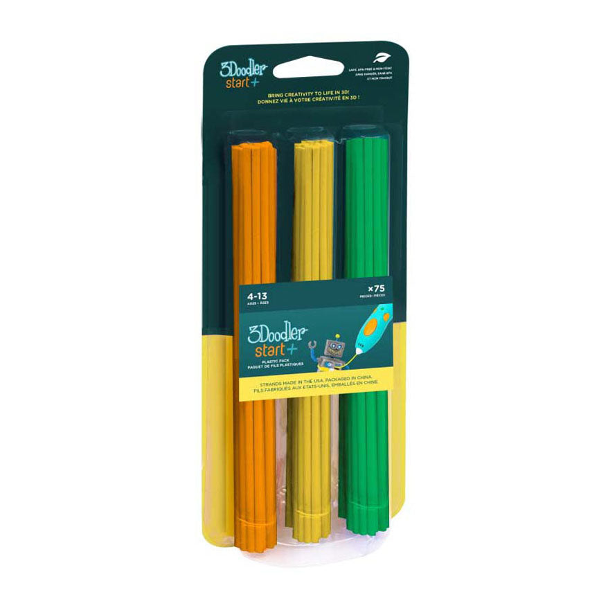 Spectron 3doodler navulverpakking start+ - oranje geel groen