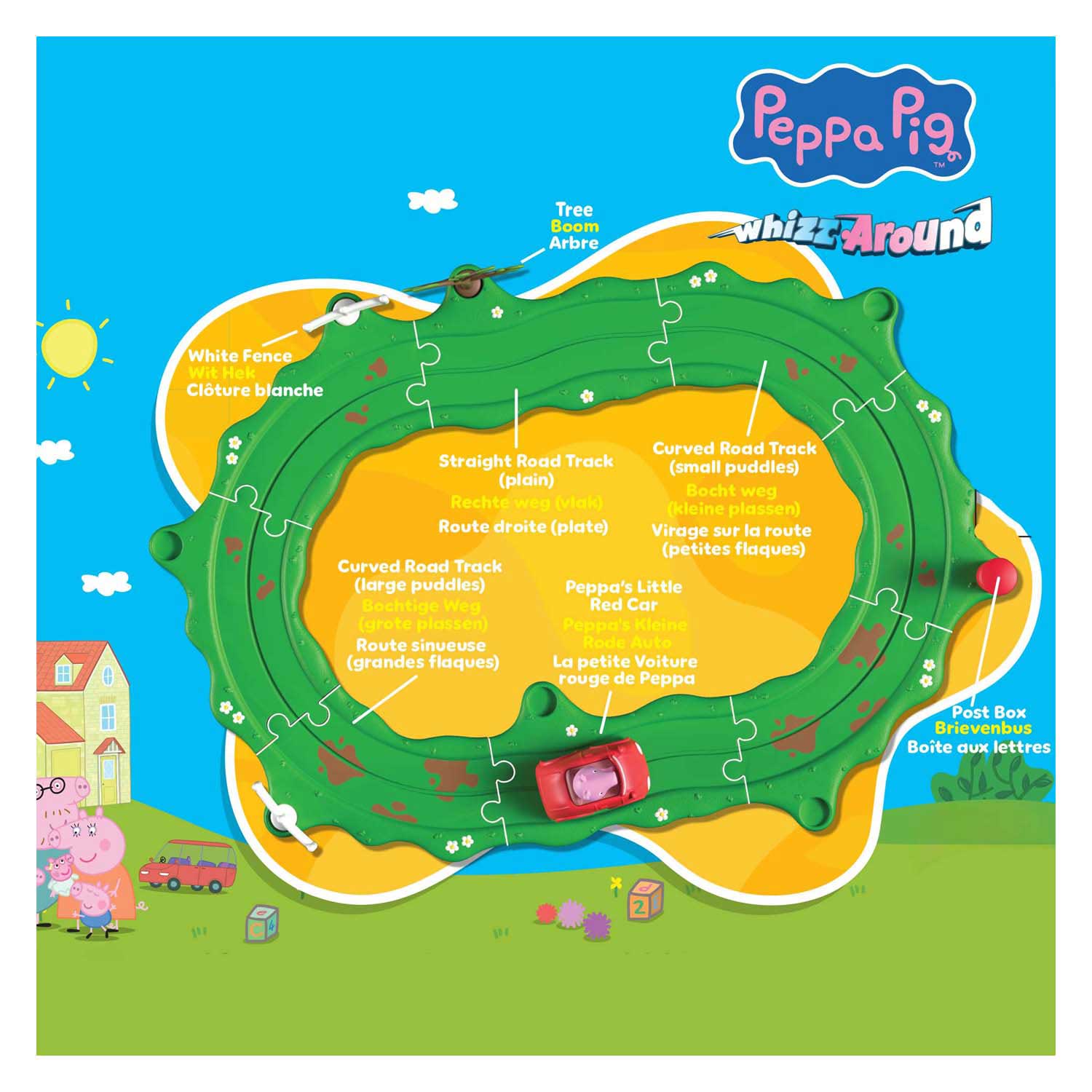 Spectron peppa pig whizz around - peppa's kleine rode auto set