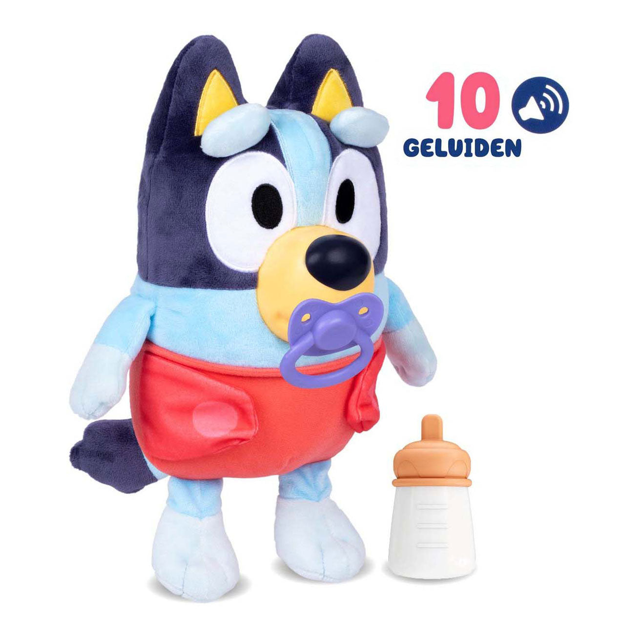 Spectron baby bluey cuddle and care interactief pluchen knuffel