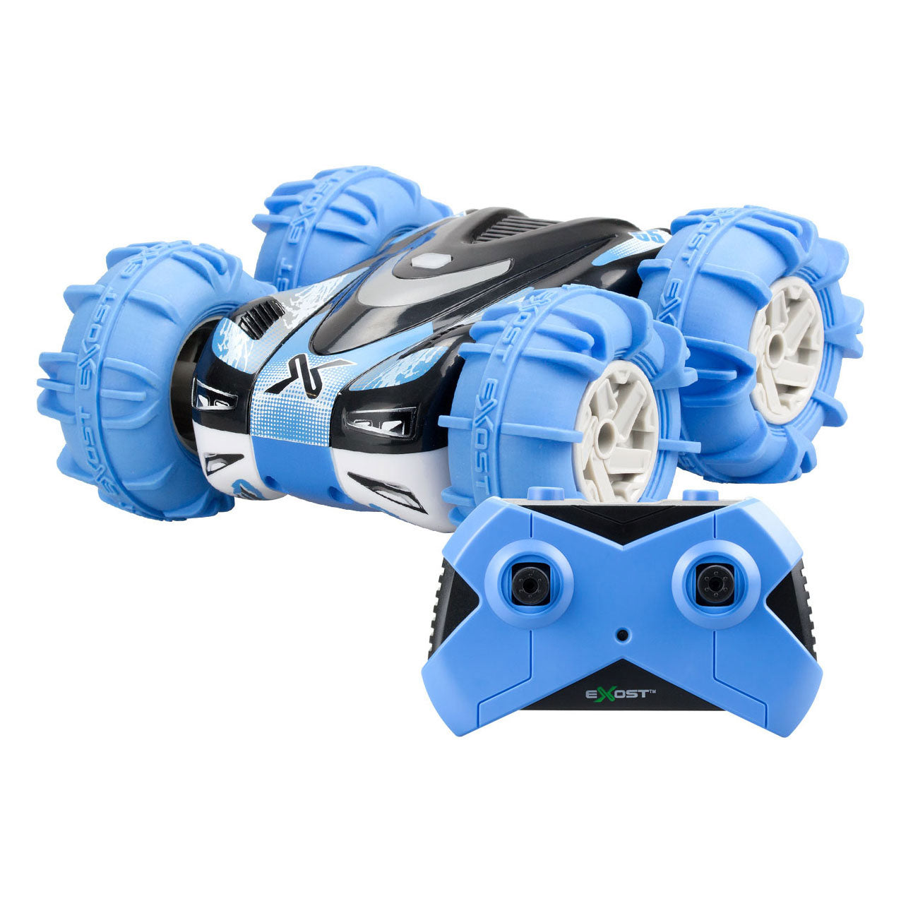 Exost rc 360 aquacross bestuurbare stuntauto - 1:18