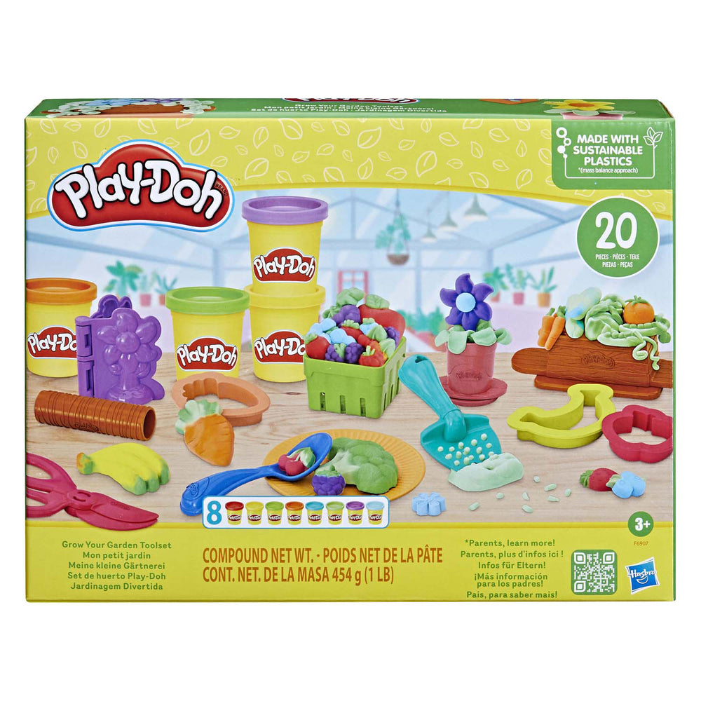 Play-doh tuin speelset met 8 kleipotjes - 20dlg.