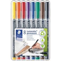 Staedtler lumocolor permanent universele pen m 317 - box 8 st