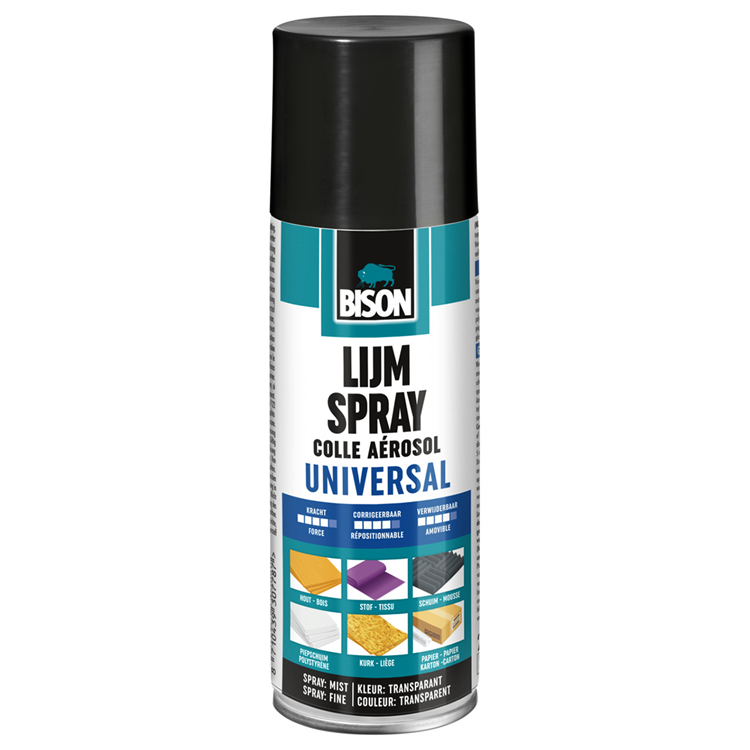 Bison lijmspray universeel 200 ml