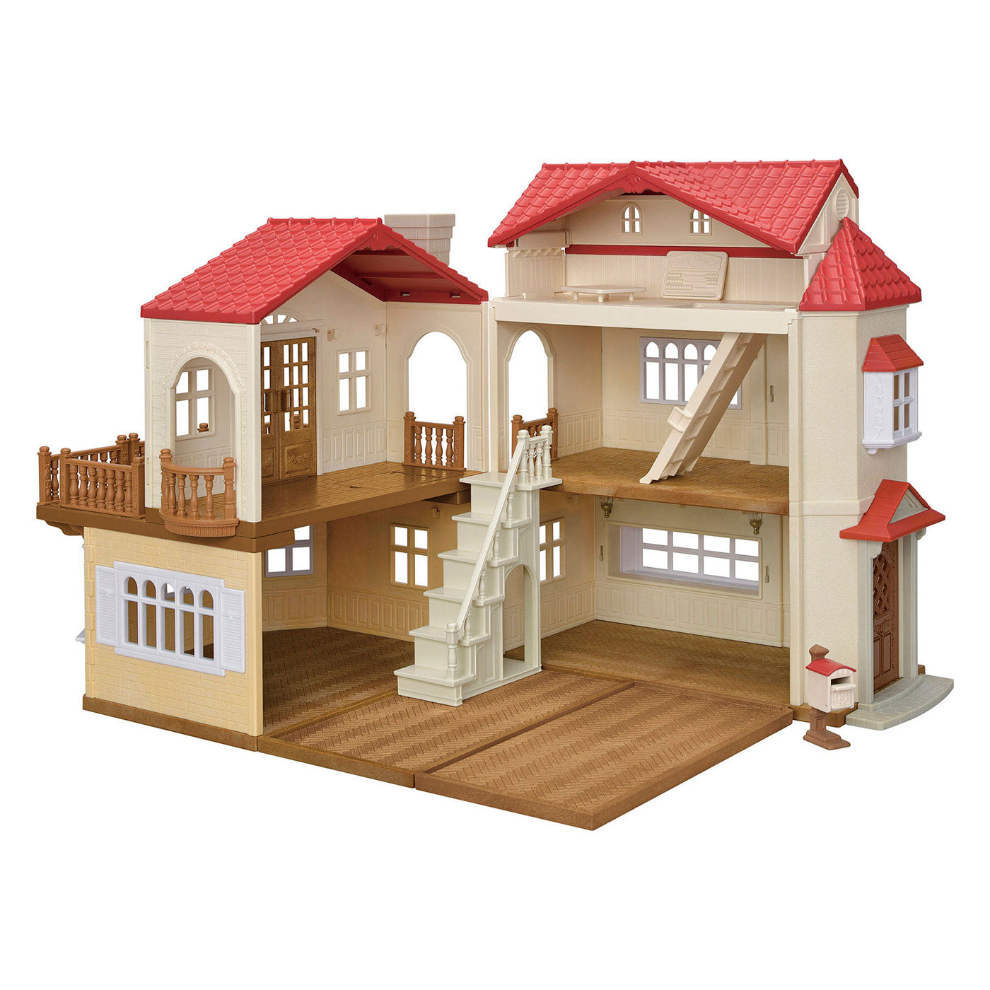 Epoch sylvanian families 5708 poppenhuis met geheime speelkamer