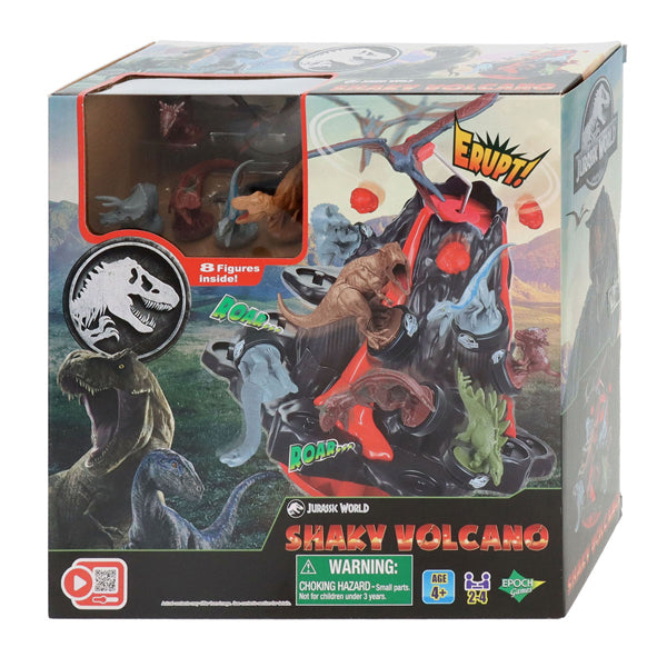 Epoch spel jurassic world wankelende vulkaan